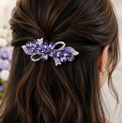 Amethyst Elegance Barrette