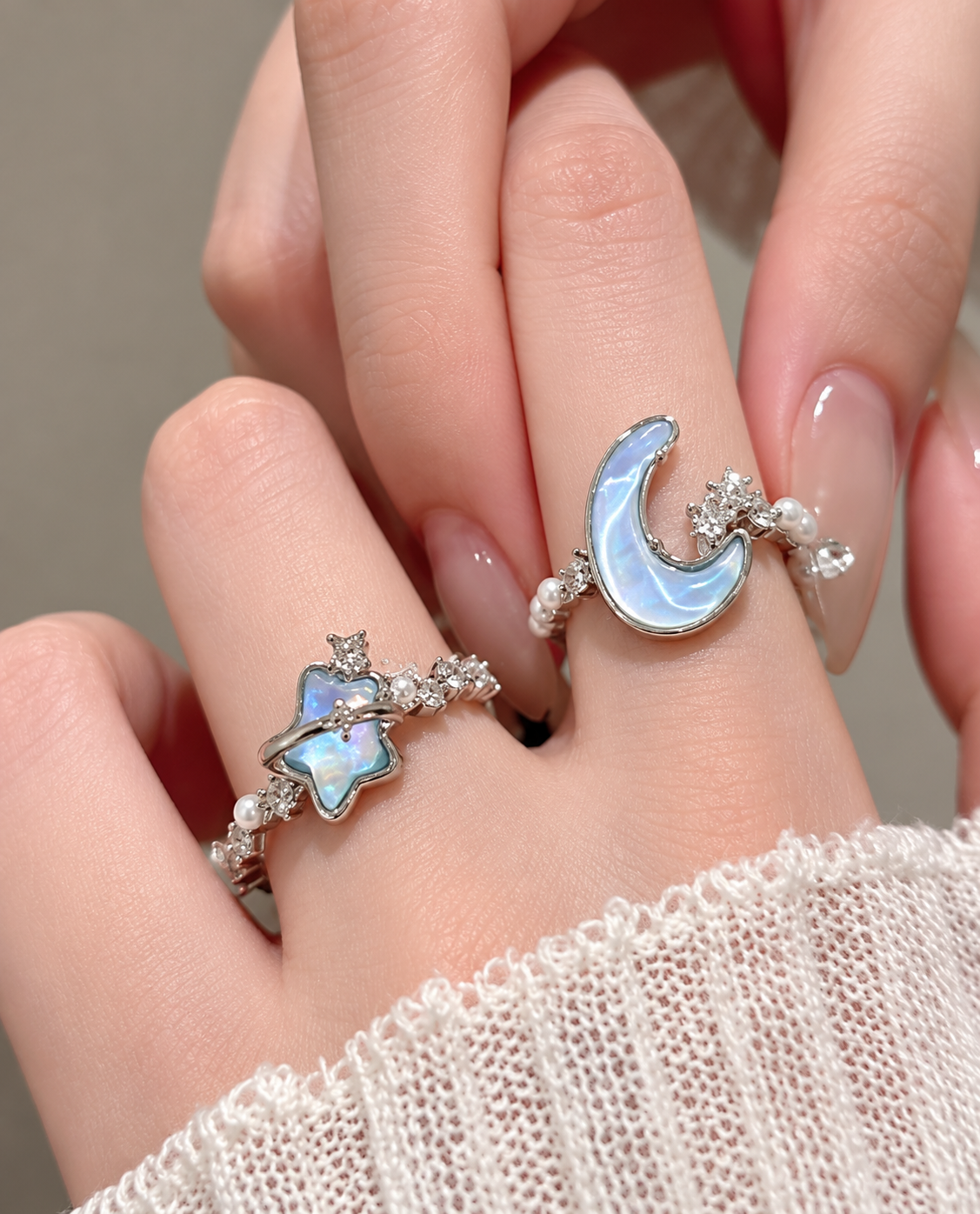 Celestial Glow Ring Set