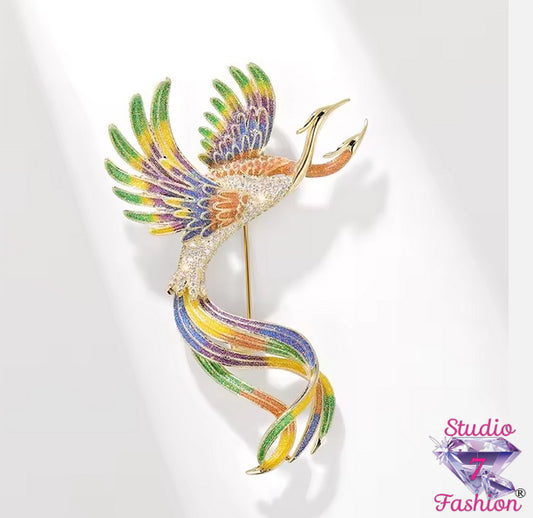 Celestial Phoenix Brooch