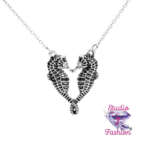 Loving Seahorses Necklace