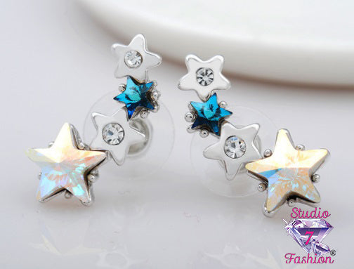 Star Cluster Ear Crawler Earrings