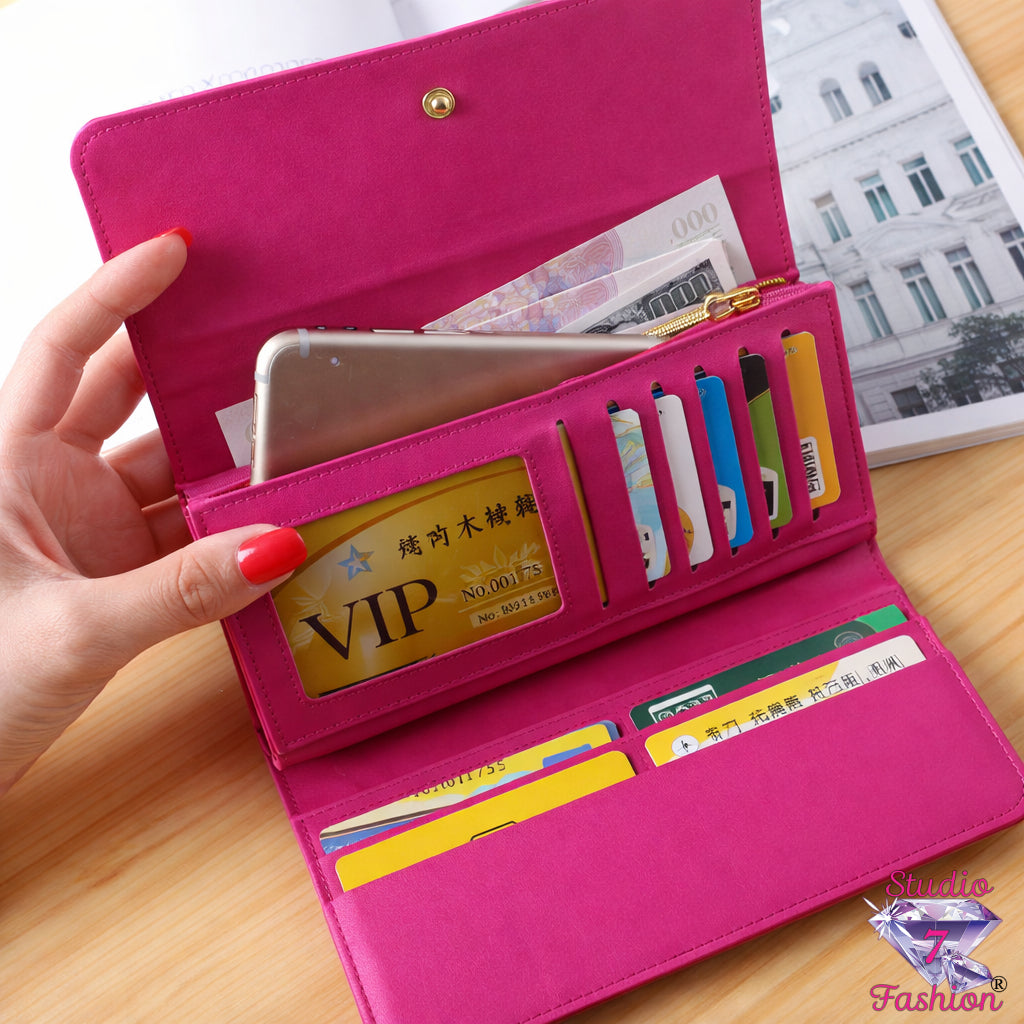 Magenta Royale Wallet Clutch