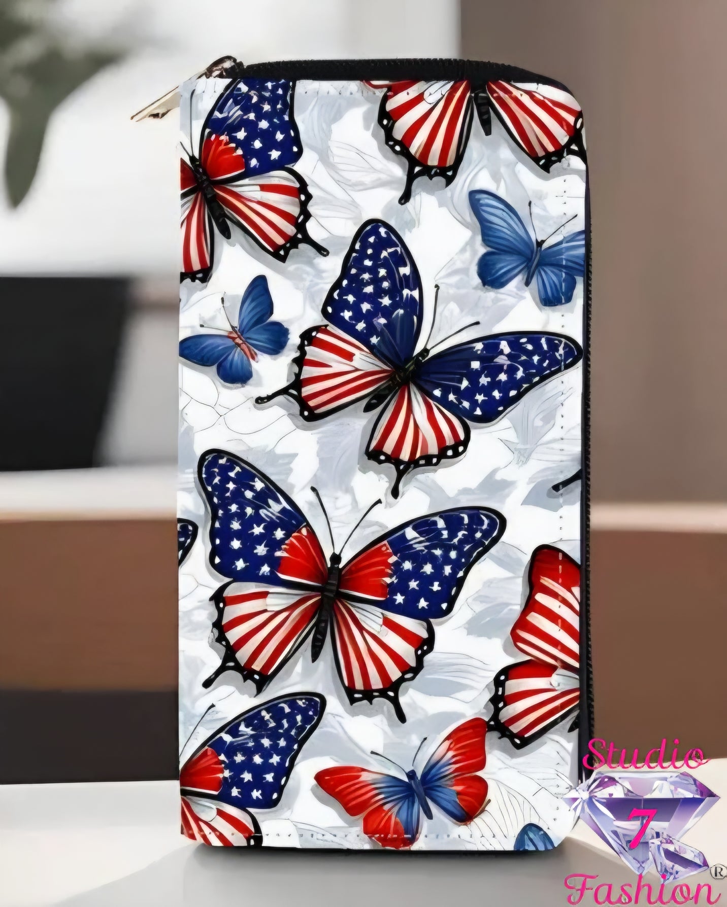 Spirit of Freedom Patriotic Butterfly Wallet