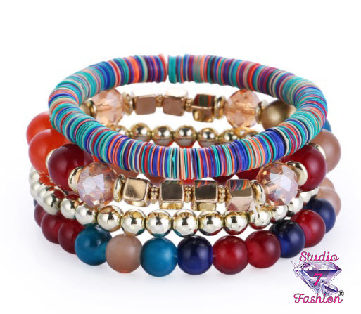 Multilayer Beaded Bracelets