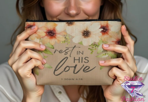 In His Love Canvas Multipurpose Bag