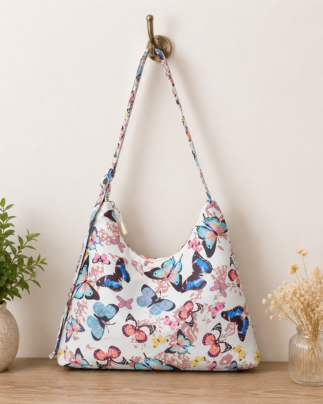 Pastel Butterfly Dream Shoulder Bag