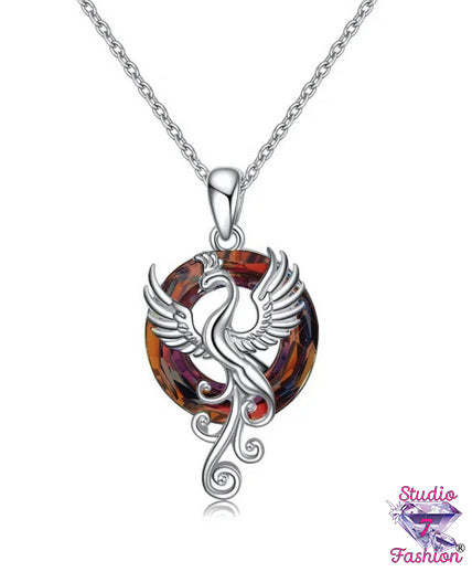 Iridescent Phoenix Necklace