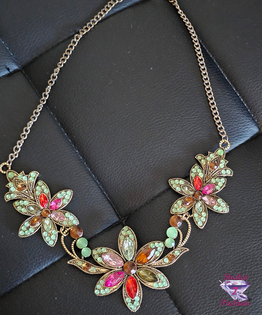 Fabulous Multicolor/Iridescent Statement Necklace