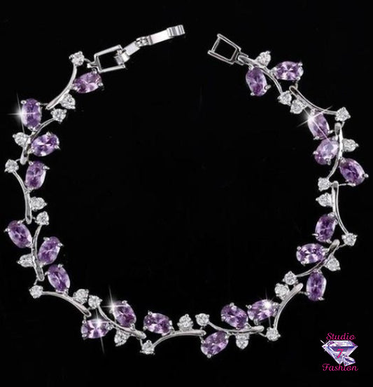 Lovely Lilac Vine Bracelet