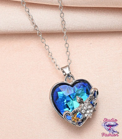 Just Keep Swimming Turtle Love Necklace