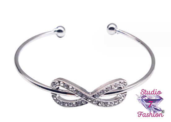 Infinity Rhinestone Bracelet