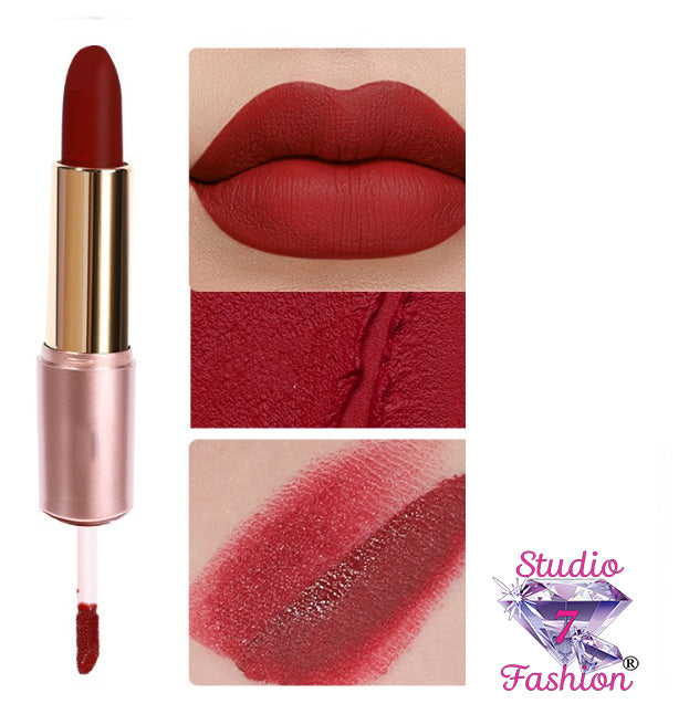 Deep Burgundy 2 in 1 Lipstick