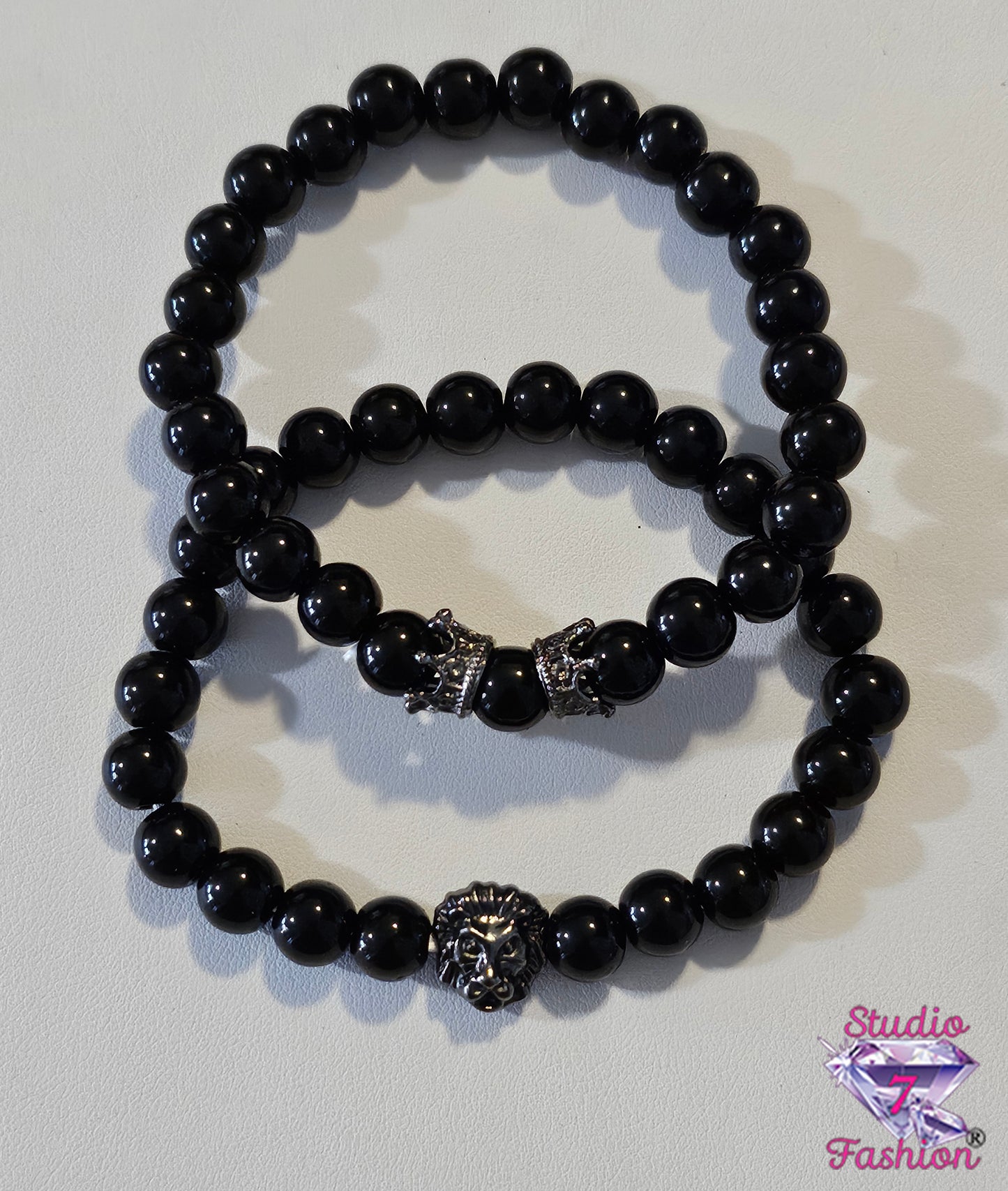 Lion/Crown Beaded Bracelets