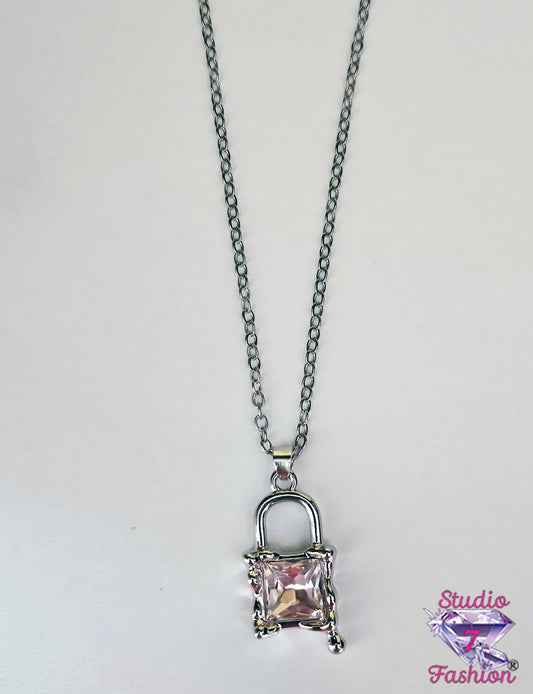 Locked Away Padlock Necklace