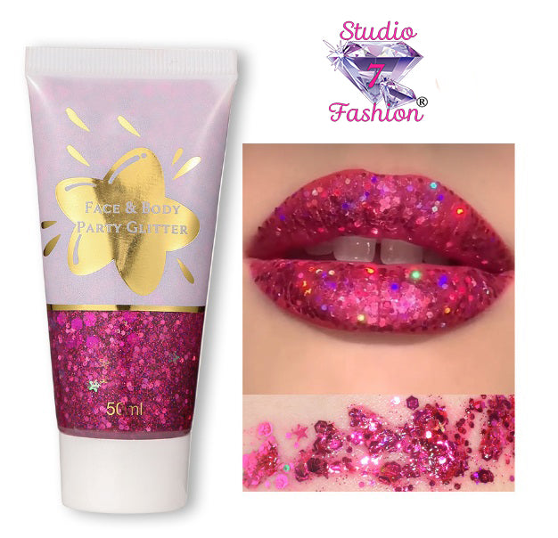 Party Time Body Glitter Magenta