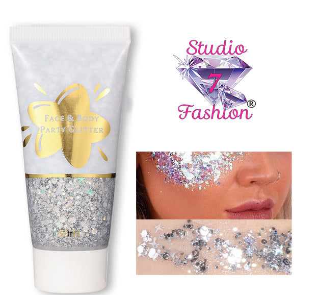 Party Time Body Glitter Silver