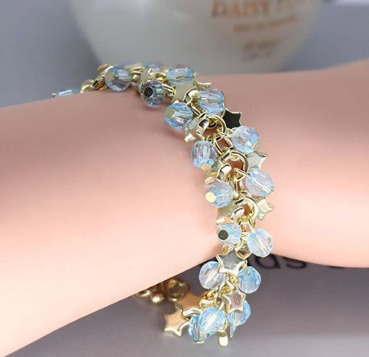 Dangle Beads & Stars Bracelet