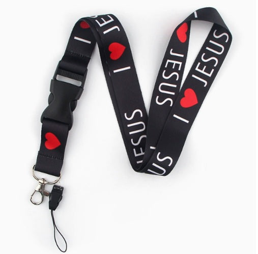 I Love Jesus Lanyard