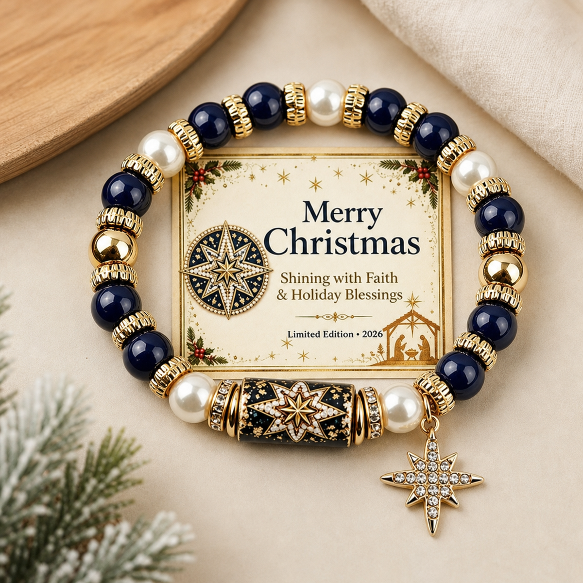 Christmas Star of Bethlehem Bracelet,Studio7Fashion