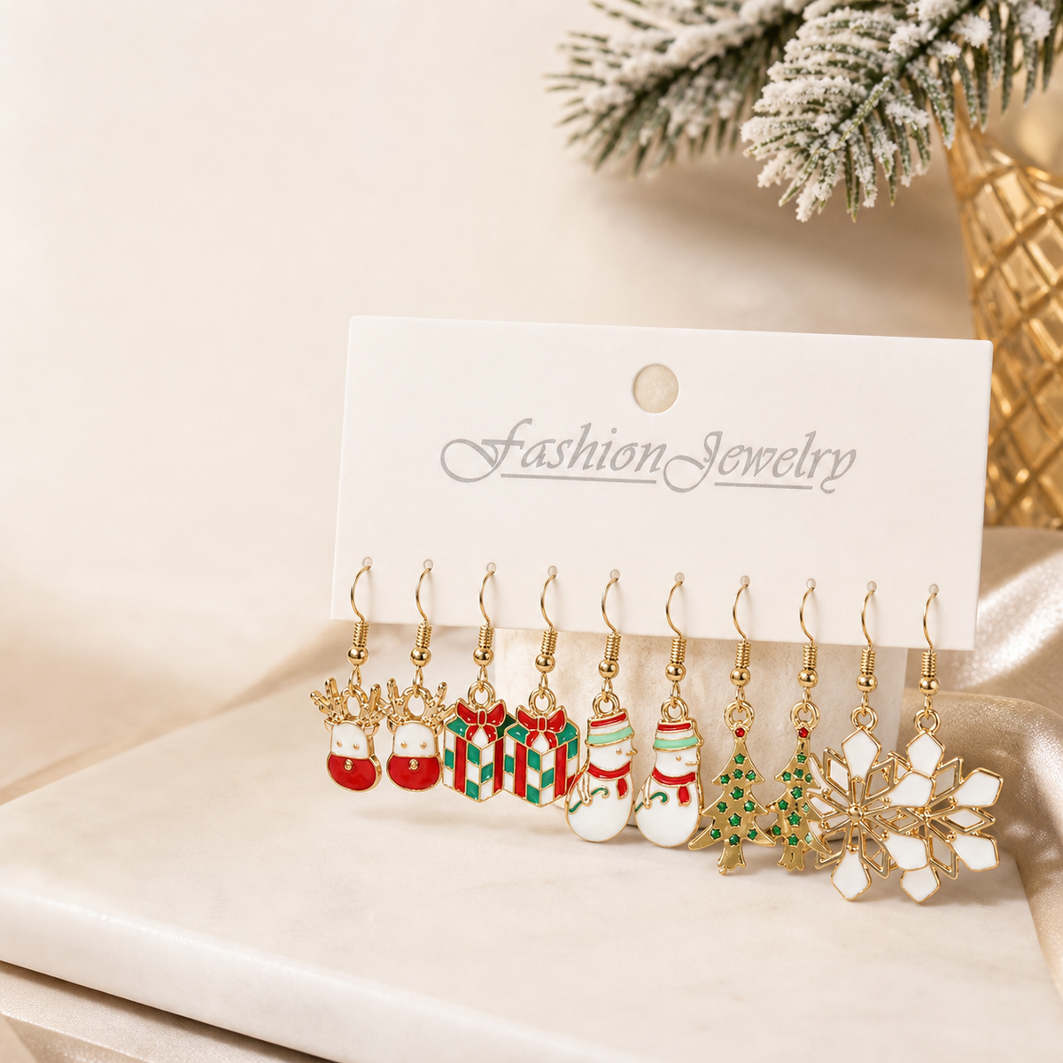 Christmas Assorted Dangle Earrings,Studio7Fashion