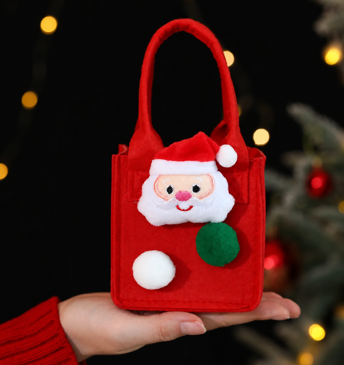 Red Santa Christmas Purse