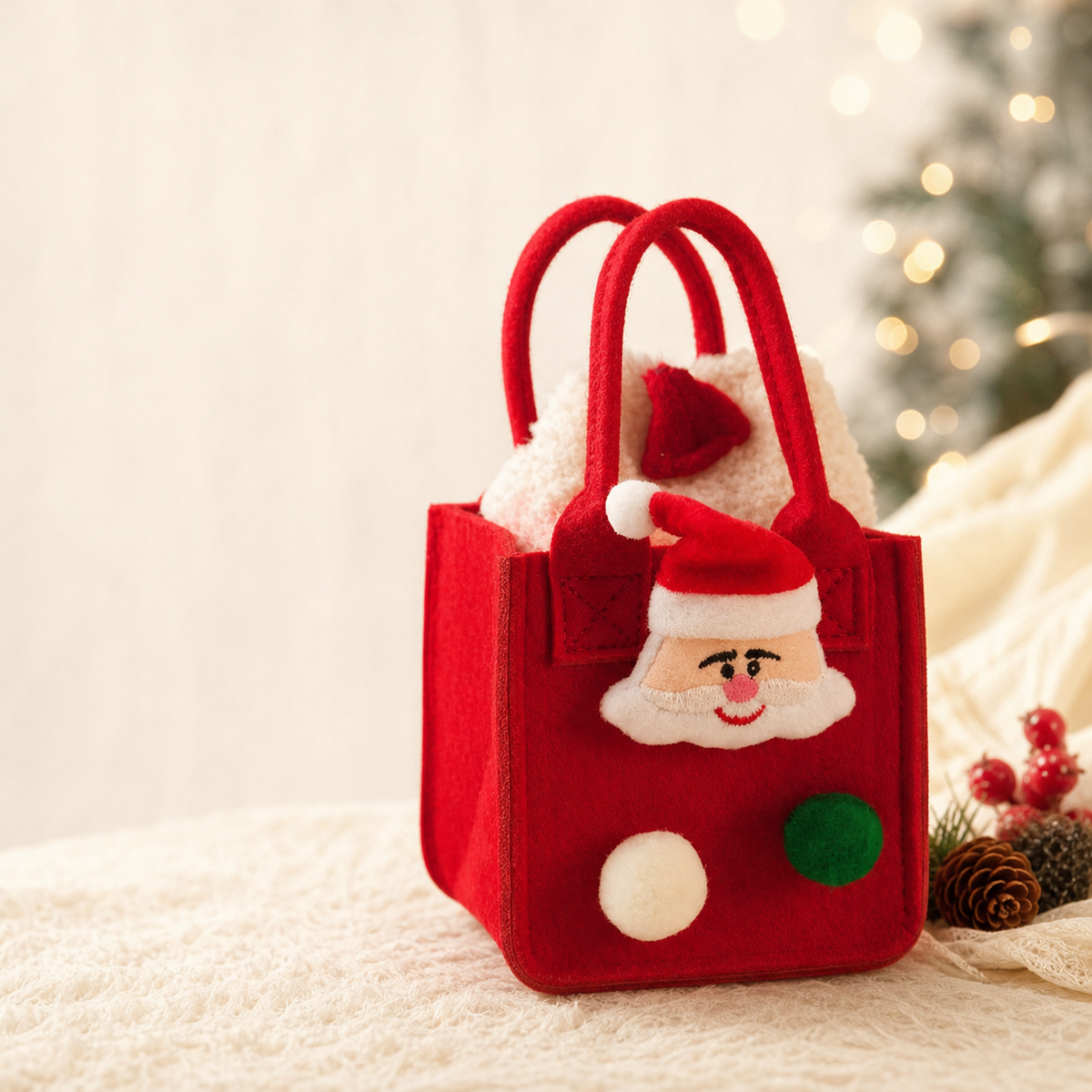 Red Santa Christmas Purse,Studio7Fashion