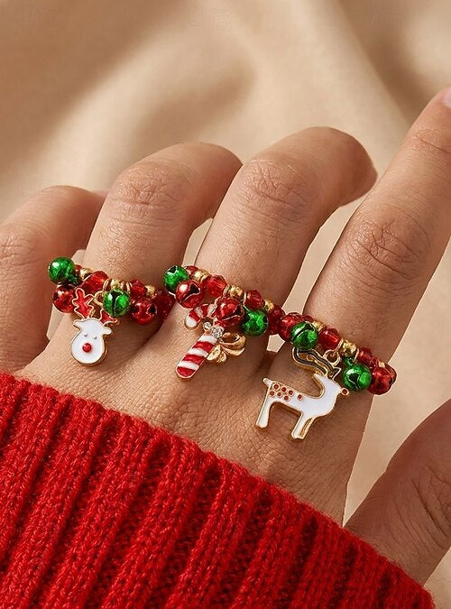 Dashing Away Christmas Ring Set