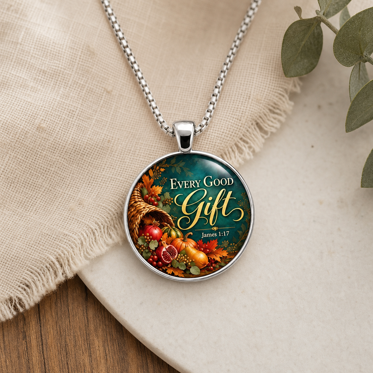 Every Good Gift James 1:17 Necklace,Studio7Fashion