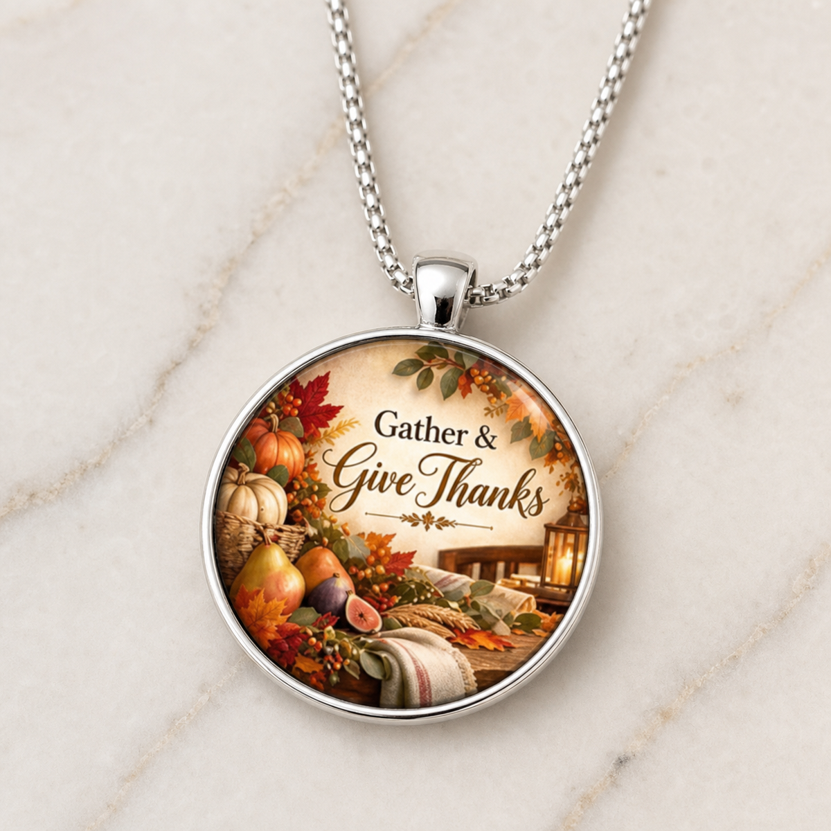 necklace, pendant necklace, Thanksgiving jewelry, fall jewelry, harvest jewelry, autumn accessory, gratitude, gift, seasonal jewelry, pumpkins, Studio7Fashion,Studio7Fashion