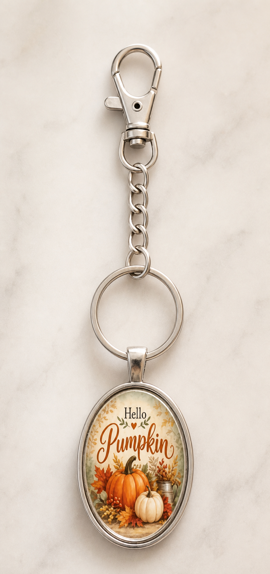 keychain, pumpkin keychain, Hello Pumpkin, autumn accessory, fall accessory, seasonal gift, pumpkin lover gift, everyday accessory, gift,Studio7Fashion