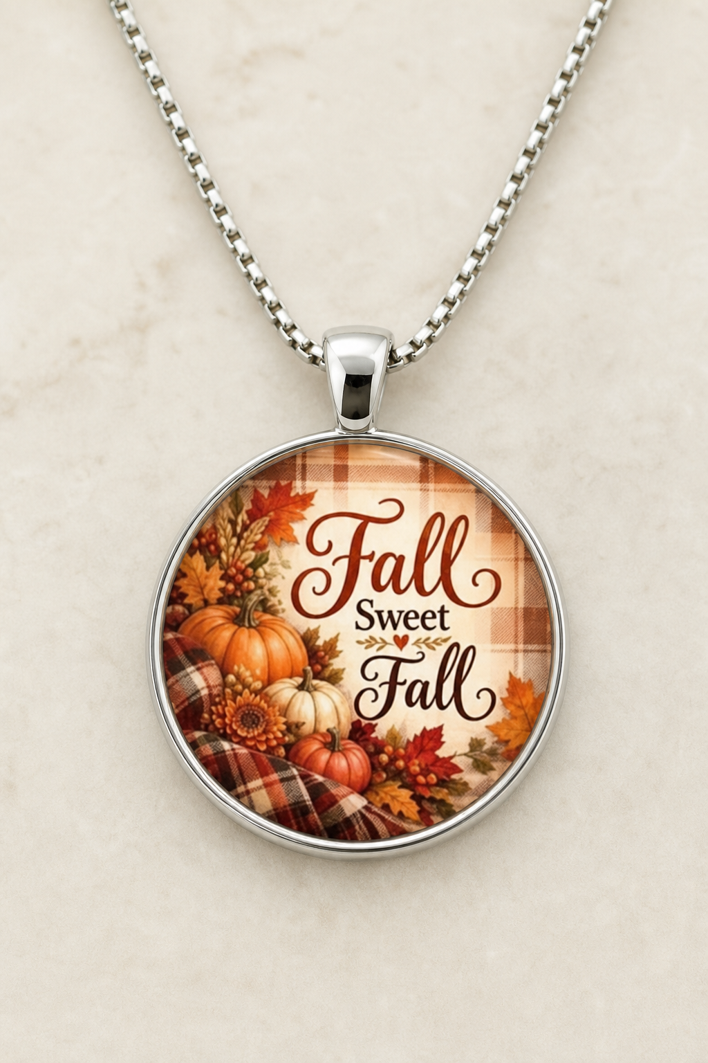 necklace, fall jewelry, autumn jewelry, pumpkin necklace, Fall Sweet Fall, seasonal jewelry, faith-free gift, gift, women's jewelry,Studio7Fashion