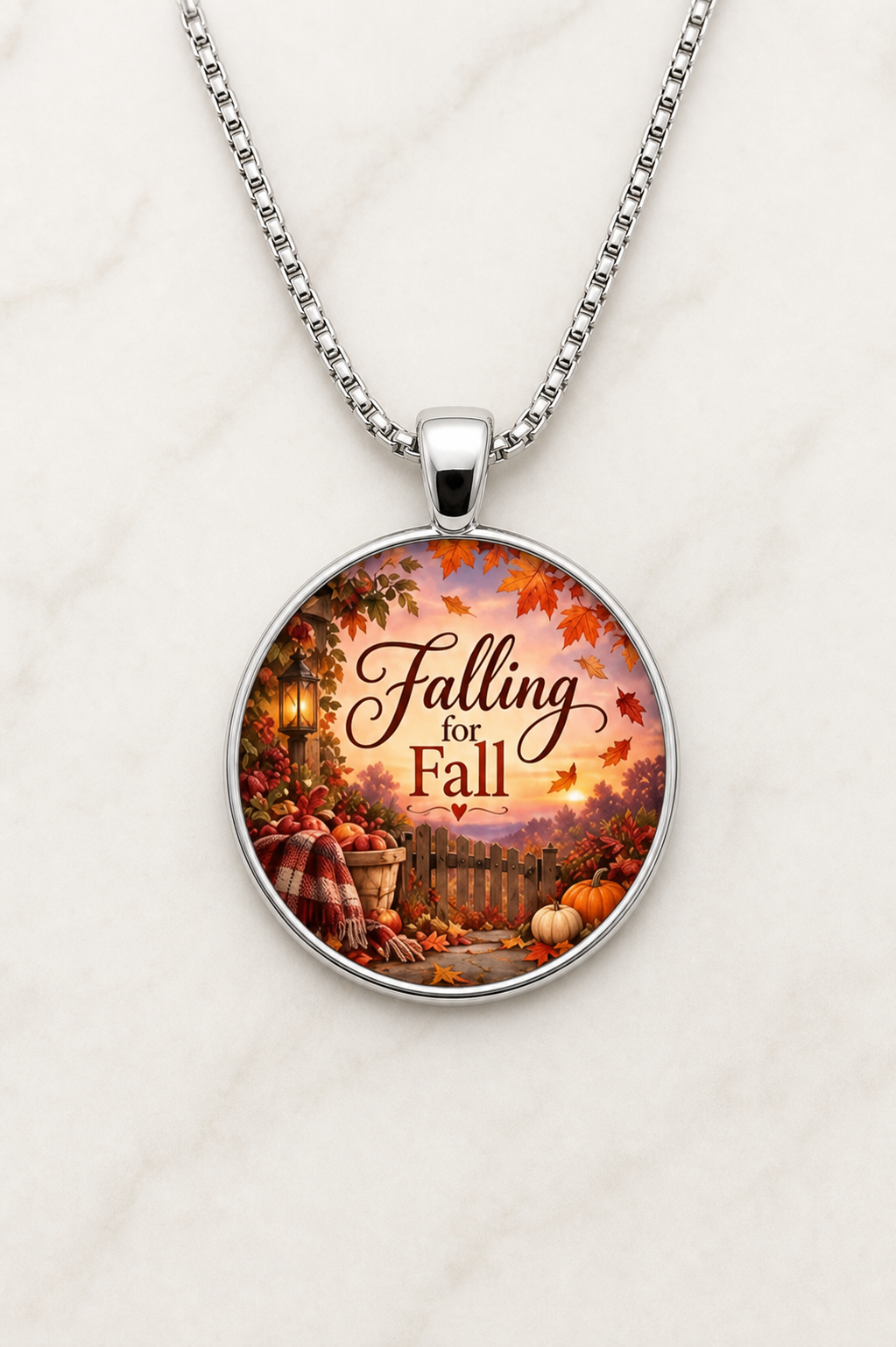 necklace, autumn necklace, fall jewelry, Falling for Fall, seasonal jewelry, fall foliage, pumpkin jewelry, gift, women’s jewelry,Studio7Fashion
