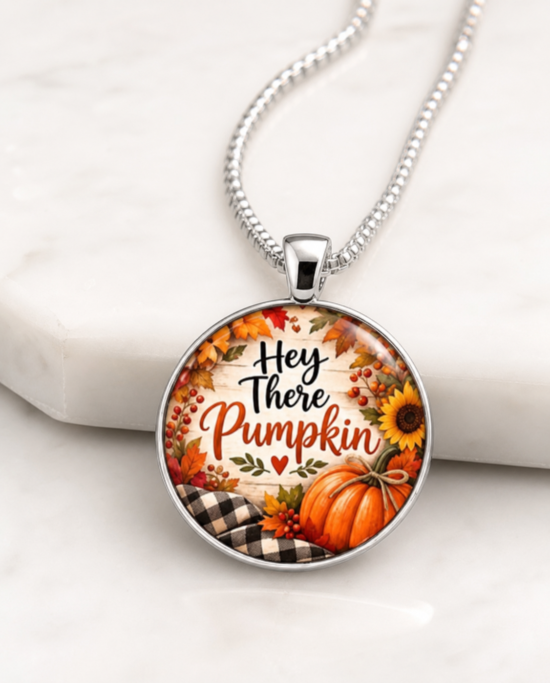 necklace, pendant necklace, fall jewelry, autumn jewelry, pumpkin jewelry, seasonal jewelry, orange jewelry, gift, everyday wear,Studio7Fashion