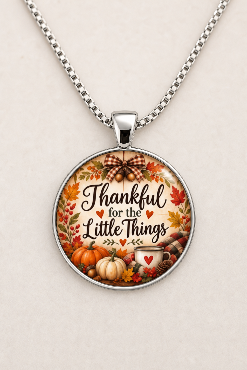 necklace, autumn necklace, fall jewelry, pumpkin necklace, thankful necklace, gratitude gift, Thanksgiving jewelry, seasonal jewelry, gift, women’s jewelry,Studio7Fashion