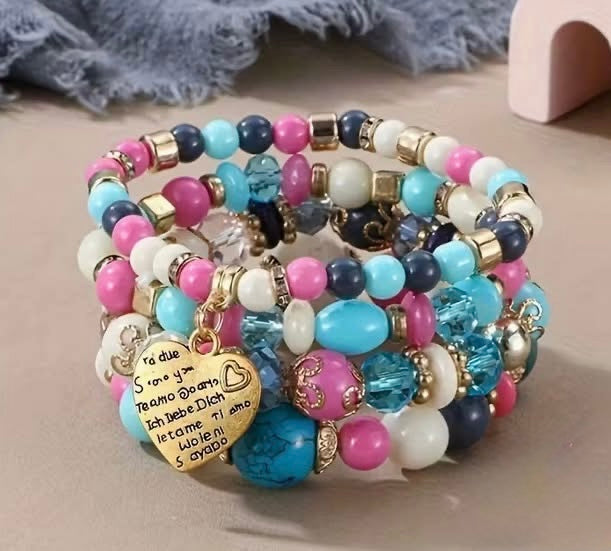Love Languages Bracelet Stack Multi