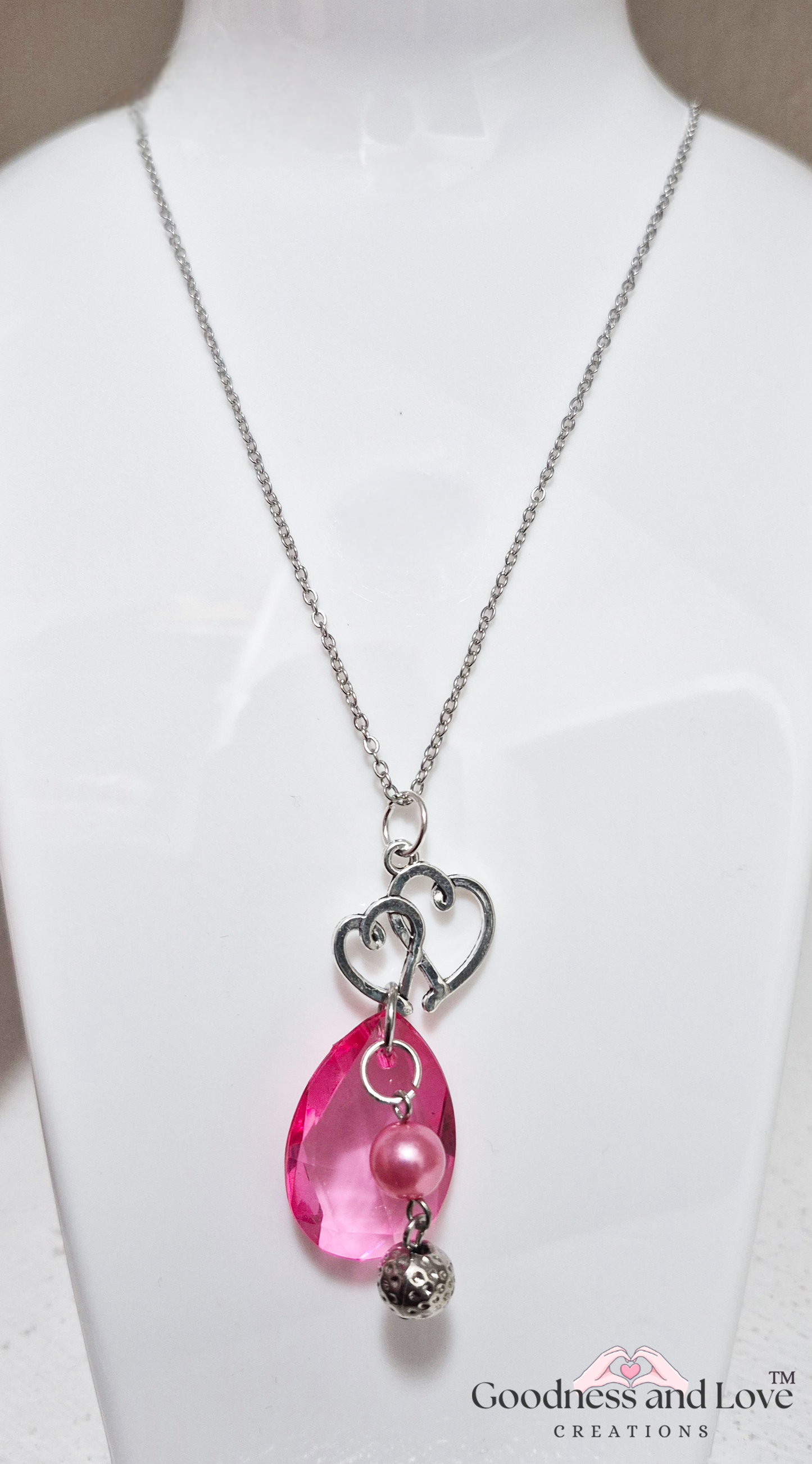Double Love Pendant Necklace
