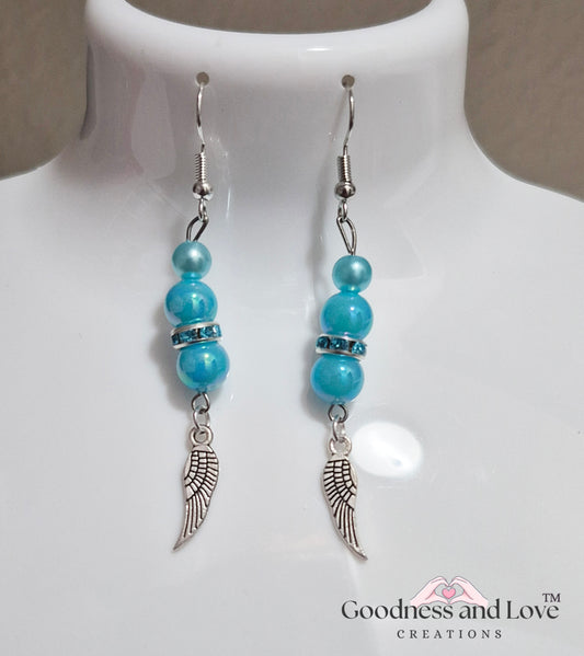 Serenity Angel Wing Earrings