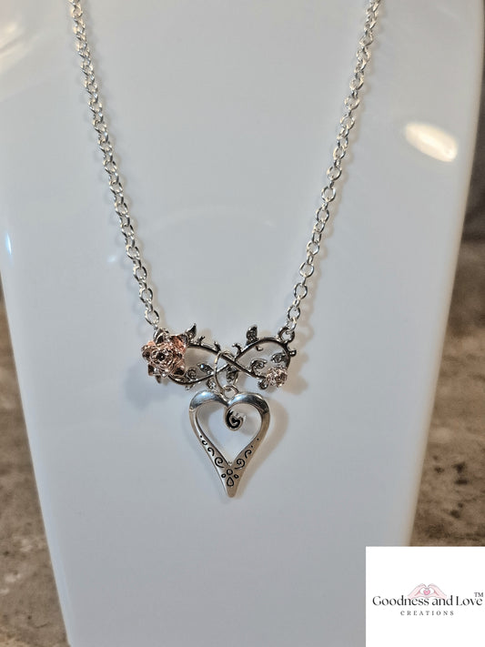 The Endless Love Rosette Necklace