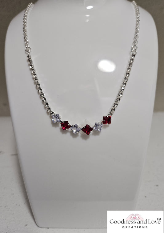 Ruby Prism Necklace
