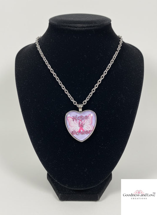 Hope Is Power Awareness Necklace