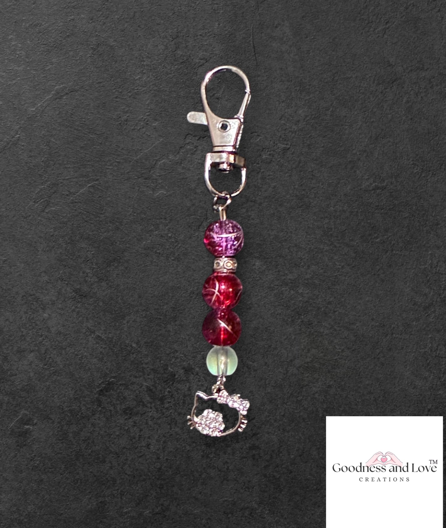 Whimsical Kitty Purse Charm