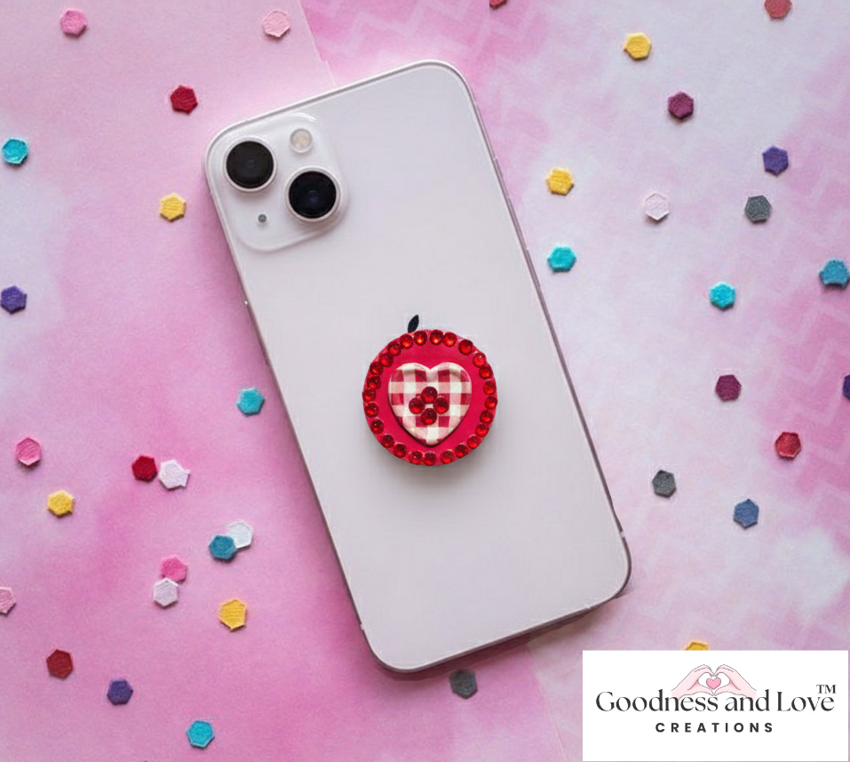 Picnic Heart Phone Grip