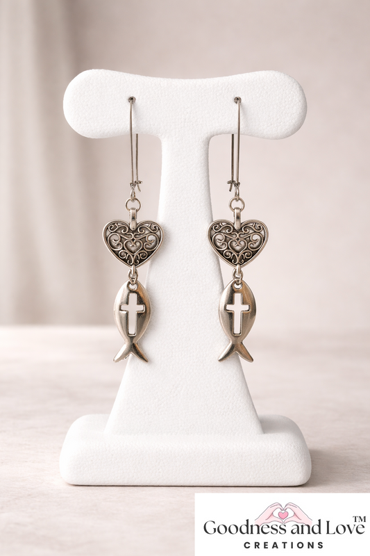 Faith Anchored Love Earrings
