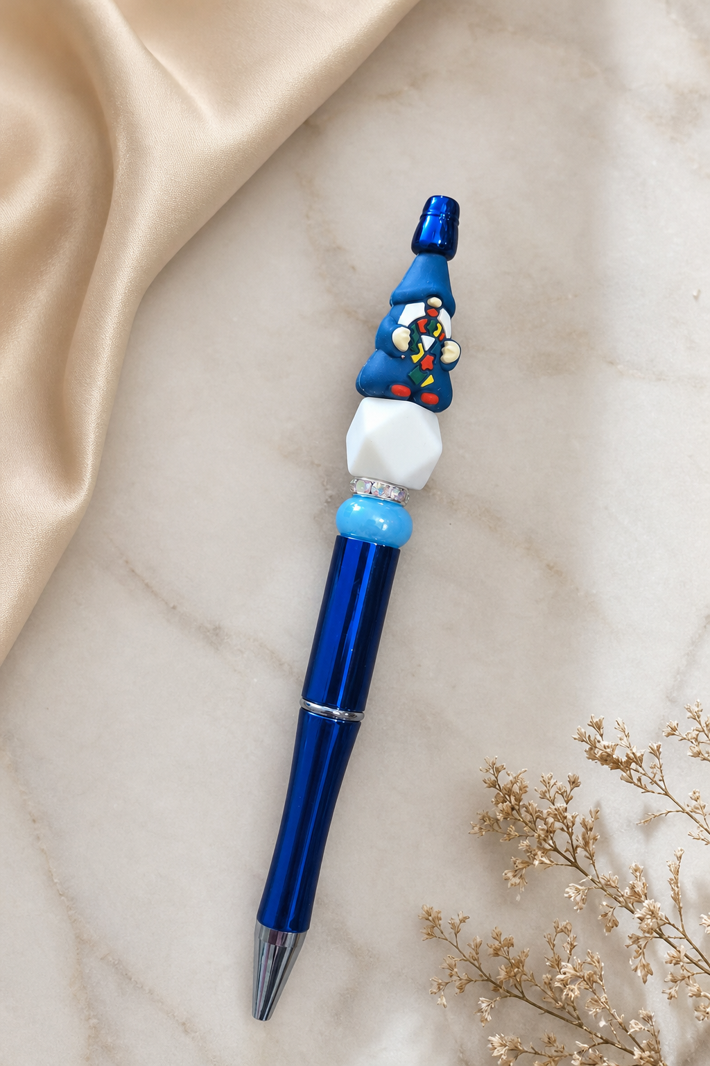 Blue Gnome Decorative Pen,Studio7Fashion