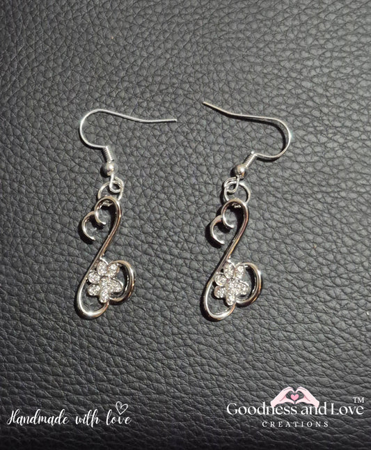 Infinity Paw Earrings