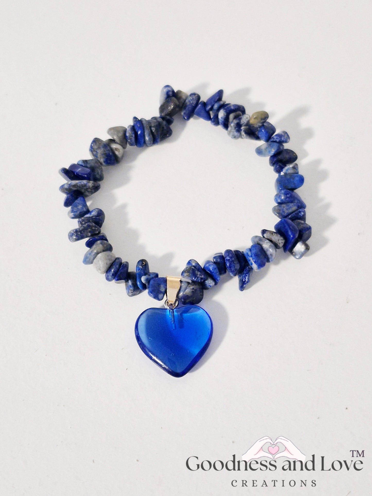 Ocean Heart Stone Bracelet