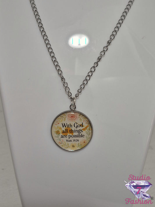 All Things Possible Faith Necklace