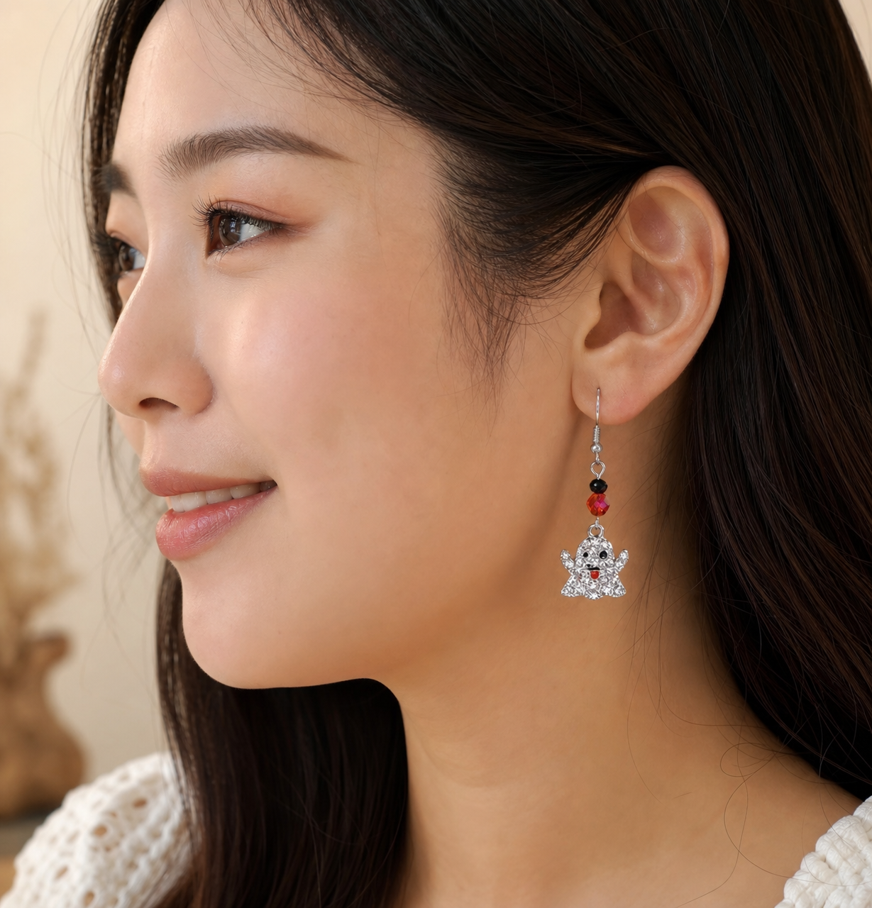 Silver-Tone Angel Drop Earrings | Studio7Fashion,Studio7Fashion