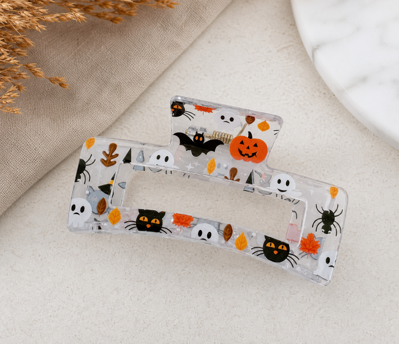 Halloween Pattern Hair Clip Set,Studio7Fashion