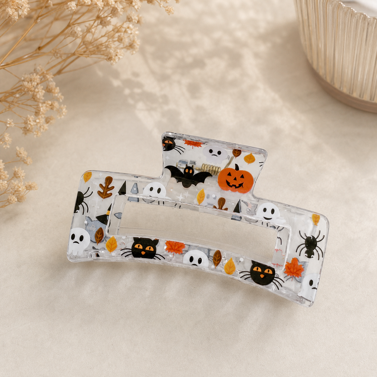 Halloween Pattern Hair Clip Set,Studio7Fashion